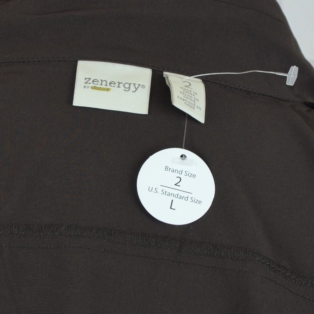 NEW! CHICO'S ZENERGY Neema Ruched Active Jacket - Picture 8 of 8